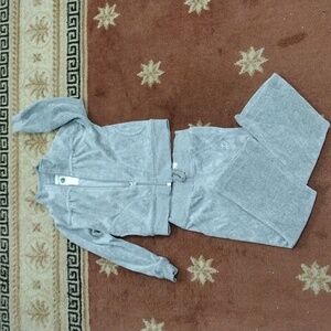 Ruby Moon Grey Girl's kids' 2-piece Matching set, Back to School w/ Pockets, S-4